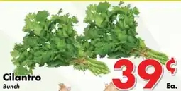 Valley Marketplace Cilantro offer