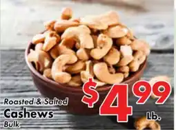 Valley Marketplace Cashews offer