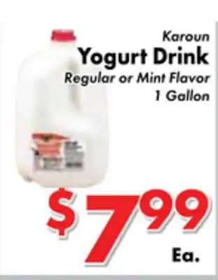 Valley Marketplace Karoun Yogurt Drink offer
