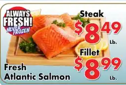 Valley Marketplace Fresh Atlantic Salmon offer