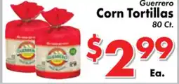 Valley Marketplace Guerrero Corn Tortillas offer
