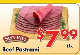 Valley Marketplace Beef Pastrami offer