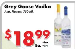 Valley Marketplace Grey Goose Vodka offer