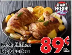 Valley Marketplace Fresh Chicken Leg Quarters offer