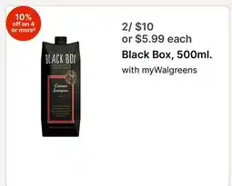 Walgreens Black Box, 500ml offer
