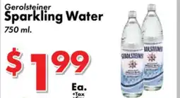 Valley Marketplace Gerolsteiner Sparkling Water offer