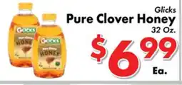 Valley Marketplace Glicks Pure Clover Honey offer