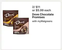 Walgreens Dove Chocolate Promises offer