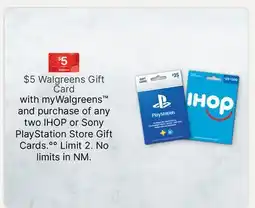 Walgreens $5 Walgreens Gift Card offer