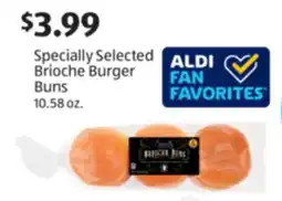 Aldi Specially Selected Brioche Burger Buns offer
