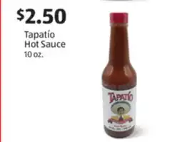 Aldi Tapatio Hot Sauce offer