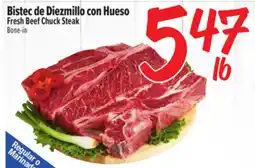 El Super Fresh Bistec de Diezmillo con Hueso offer