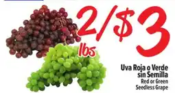 El Super Fresh Uva Roja o Verde sin Semilla offer