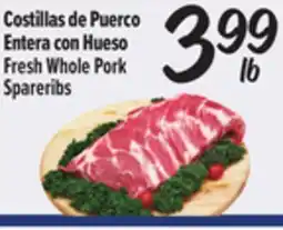 El Super Fresh Costillas de Puerco Entera con Hueso offer