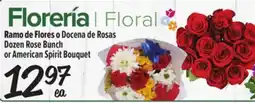 El Super Fresh Ramo de Flores o Docena de Rosas offer