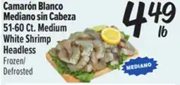 El Super Fresh Camarón Blanco Mediano sin Cabeza offer