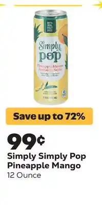 Grocery Outlet Simply Pop Pineapple Mango offer