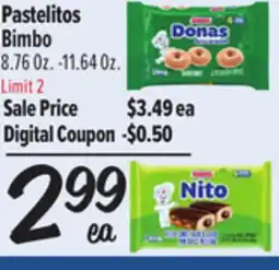 El Super Fresh Pastelitos Bimbo offer