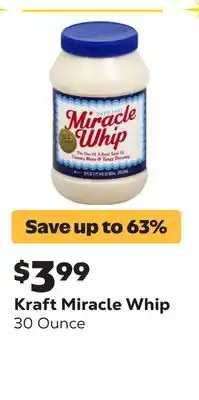 Grocery Outlet Miracle Whip offer