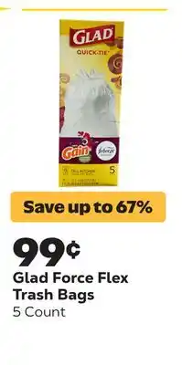 Grocery Outlet Force Flex Trash Bags offer