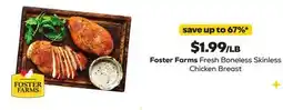 Grocery Outlet Foster Farms Fresh Boneless Skinless Chicken Breast offer
