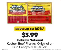 Grocery Outlet Hebrew National Kosher Beef Franks offer