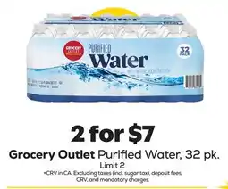 Grocery Outlet Grocery Outlet Purified Water offer