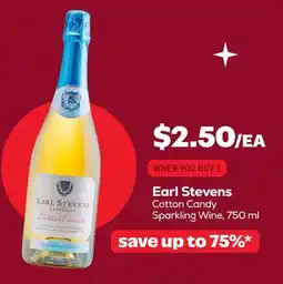 Grocery Outlet Earl Stevens Cotton Candy Sparkling Wine offer