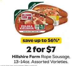Grocery Outlet Hillshire Farm Rope Sausage offer