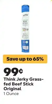 Grocery Outlet Grass-fed Beef Stick Original offer
