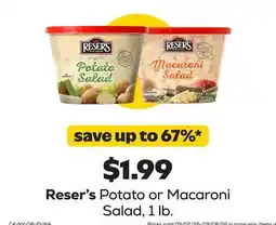Grocery Outlet Reser's Potato or Macaroni Salad offer