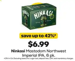 Grocery Outlet Ninkasi Mastodom Northwest Imperial IPA offer