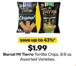 Grocery Outlet Barcel Mi Tierra Tortilla Chips offer