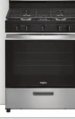 Menards Whirlpool 5.1 cu. ft. Gas Range offer