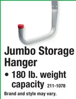 Menards Jumbo Storage Hanger offer