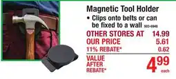 Menards Magnetic Tool Holder offer