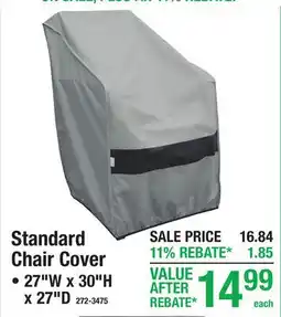 Menards Standard Chair Cover offer