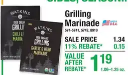 Menards Grilling Marinade offer