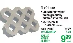 Menards Turfstone Paver & Patio Blocks offer