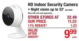 Menards HD Indoor Security Camera offer