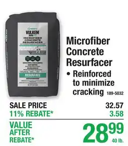 Menards Microfiber Concrete Resurfacer offer