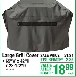 Menards Patio & Grill Covers Large Grill Cover offer