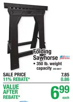 Menards Folding Sawhorse offer
