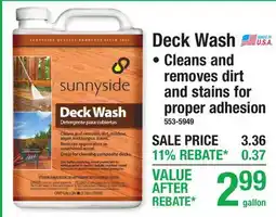 Menards Deck Wash offer