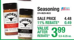 Menards Seasoning offer