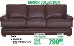 Menards Sofa offer