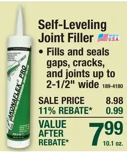 Menards Self-Leveling Joint Filler offer
