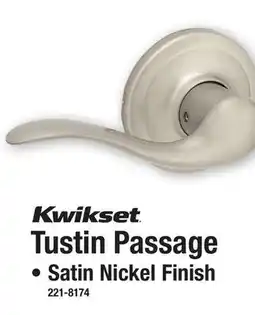 Menards Kwikset Tustin Passage offer