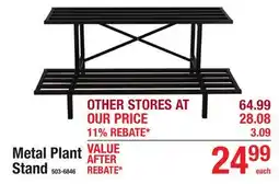 Menards Metal Plant Stand offer