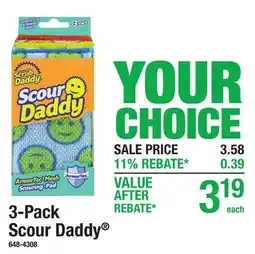 Menards 3-Pack Scour Daddy offer